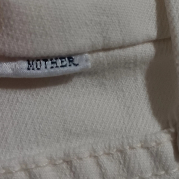 MOTHER White Skinny Distressed Jeans - Picture 5 of 10